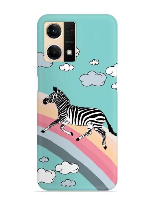 Running Zebra Snap Case for Oppo F21S Pro (4G) Zapvi