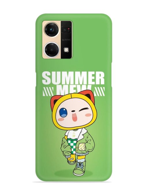 Summer Mew Snap Case for Oppo F21S Pro (4G)