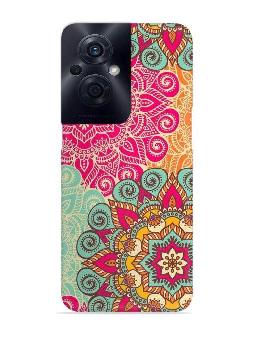 Mandala Seamless Snap Case for Oppo F21S Pro (5G) Zapvi