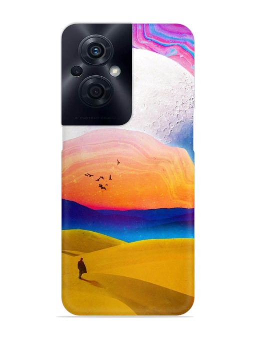 Sandy Desert Snap Case for Oppo F21S Pro (5G) Zapvi