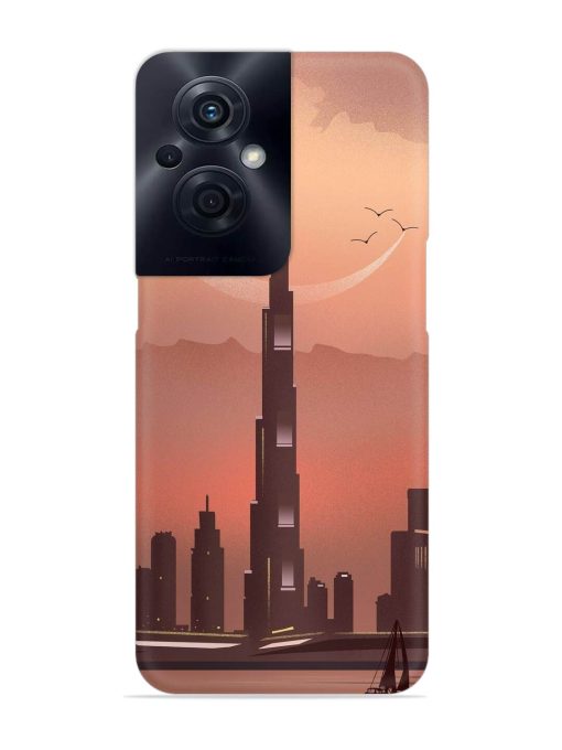 Landmark Burj Khalifa Snap Case for Oppo F21S Pro (5G)