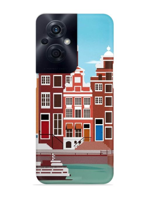 Scenery Architecture Amsterdam Landscape Snap Case for Oppo F21S Pro (5G) Zapvi