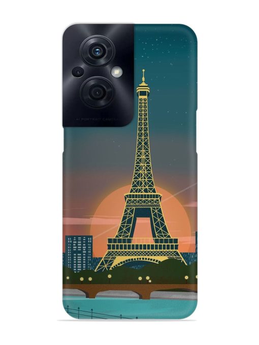 Scenery Architecture France Paris Snap Case for Oppo F21S Pro (5G) Zapvi