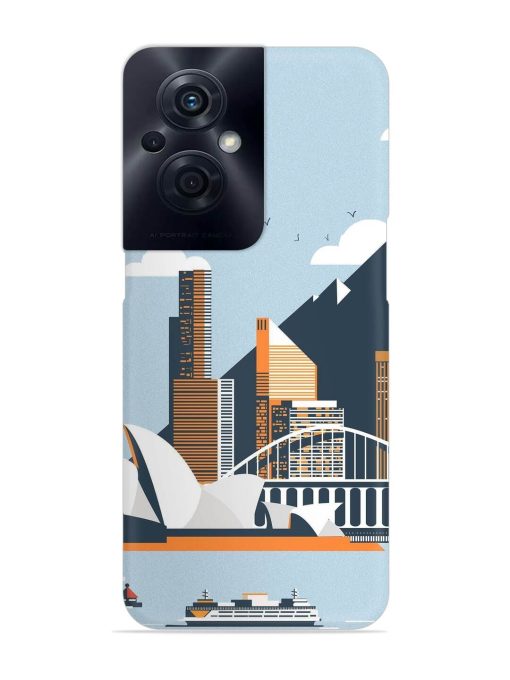 Sydney Opera Landscape Snap Case for Oppo F21S Pro (5G)