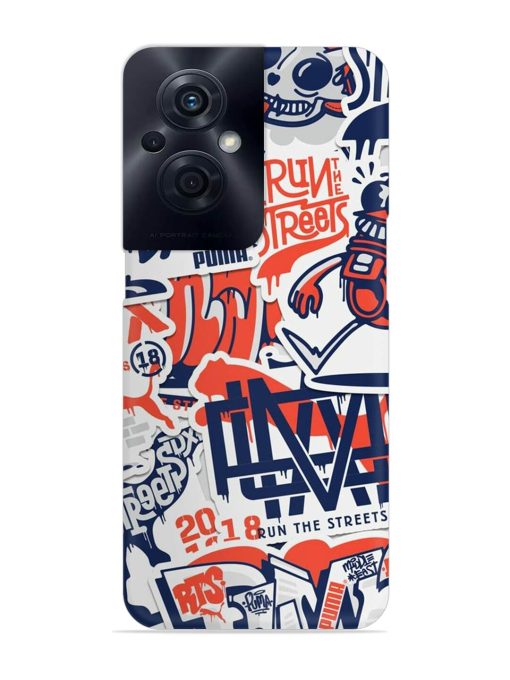 Run The Street Snap Case for Oppo F21S Pro (5G) Zapvi