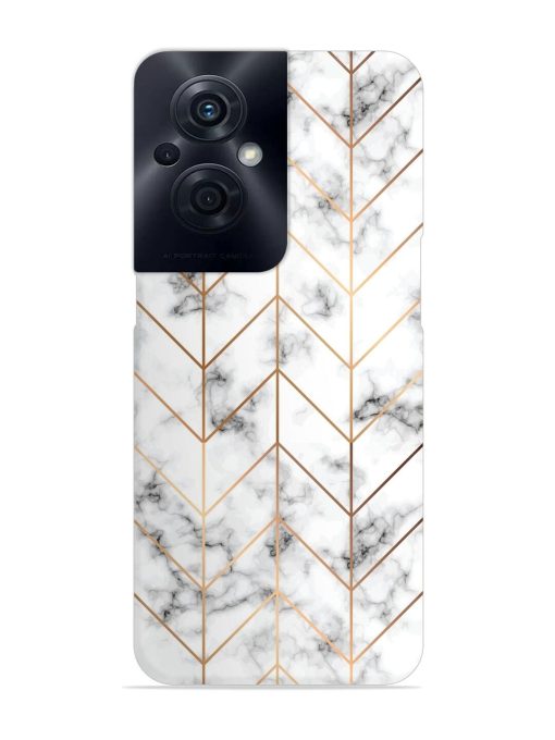 Vector Marble Texture Snap Case for Oppo F21S Pro (5G) Zapvi