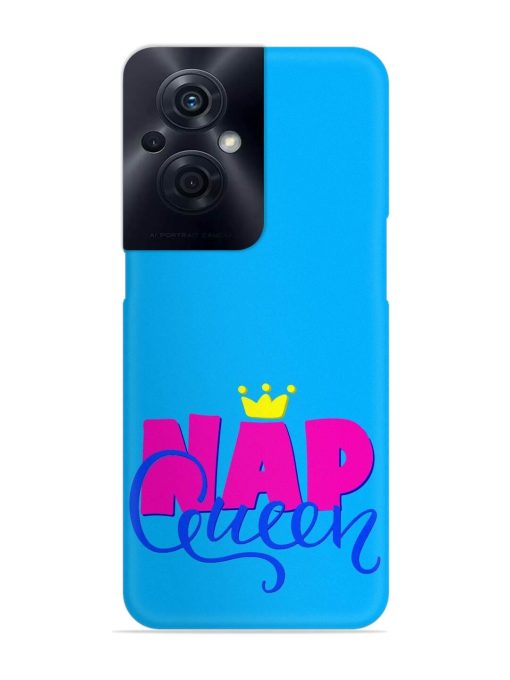 Nap Queen Quote Snap Case for Oppo F21S Pro (5G) Zapvi