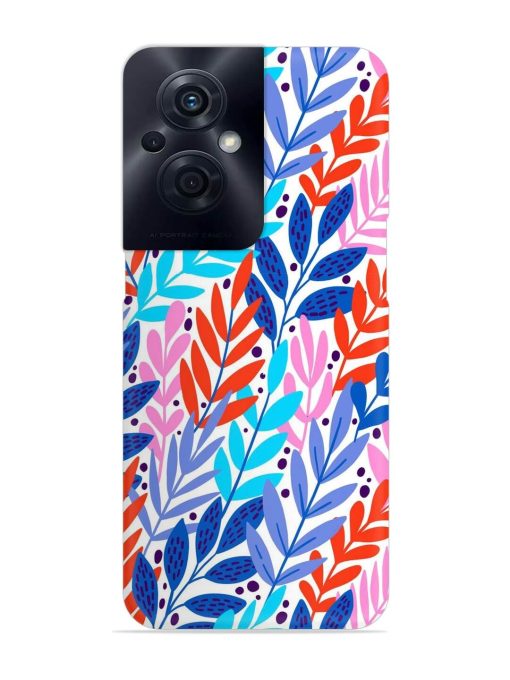 Bright Floral Tropical Snap Case for Oppo F21S Pro (5G)