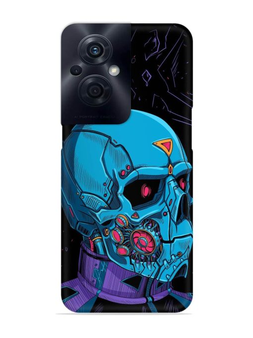 Skull Robo Vector Snap Case for Oppo F21S Pro (5G) Zapvi