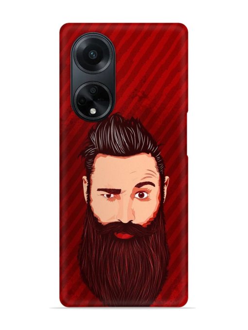 Beardo Man Snap Case for Oppo F23 (5G) Zapvi