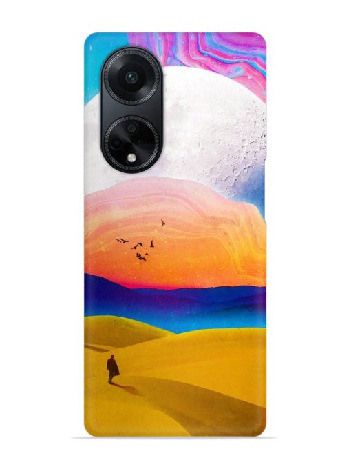 Sandy Desert Snap Case for Oppo F23 (5G) Zapvi