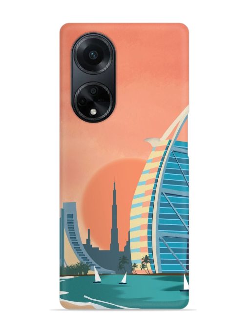 Dubai Architectural Scenery Snap Case for Oppo F23 (5G) Zapvi