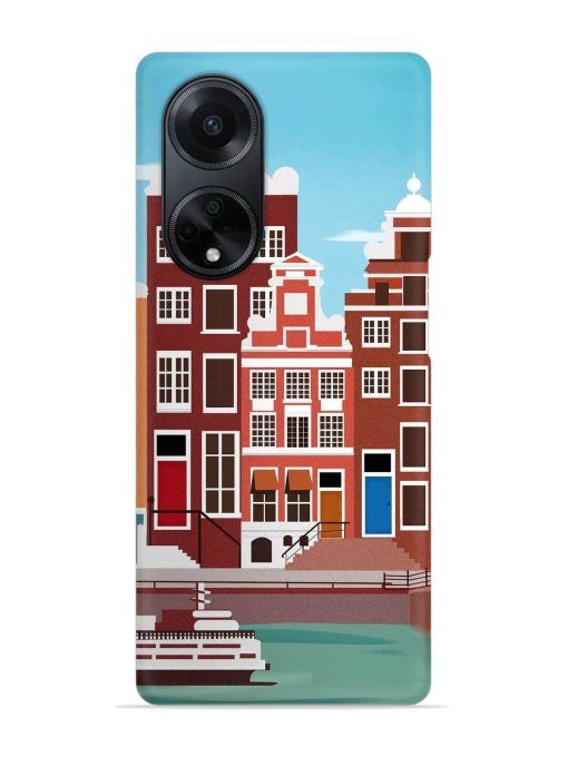 Scenery Architecture Amsterdam Landscape Snap Case for Oppo F23 (5G) Zapvi