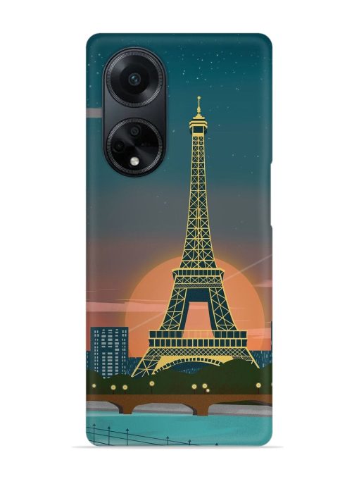 Scenery Architecture France Paris Snap Case for Oppo F23 (5G) Zapvi