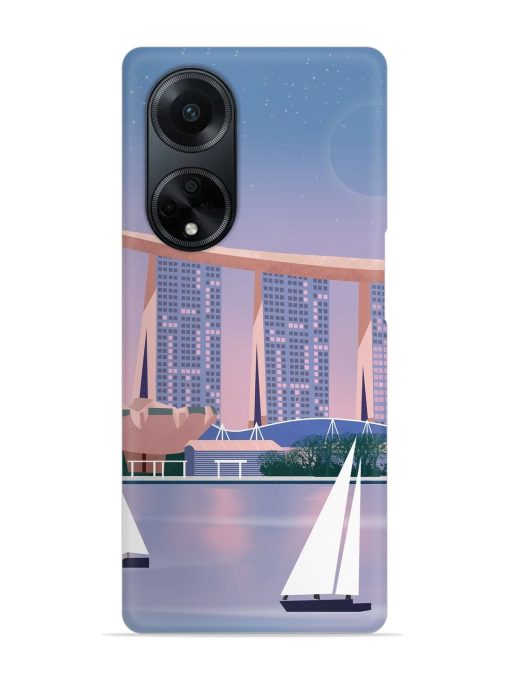 Singapore Scenery Architecture Snap Case for Oppo F23 (5G) Zapvi