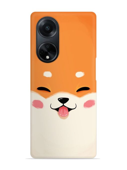 Happy Cat Art Snap Case for Oppo F23 (5G) Zapvi