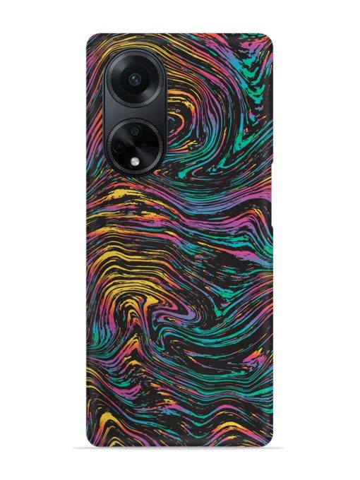 Abstract Liquid Colors Snap Case for Oppo F23 (5G)