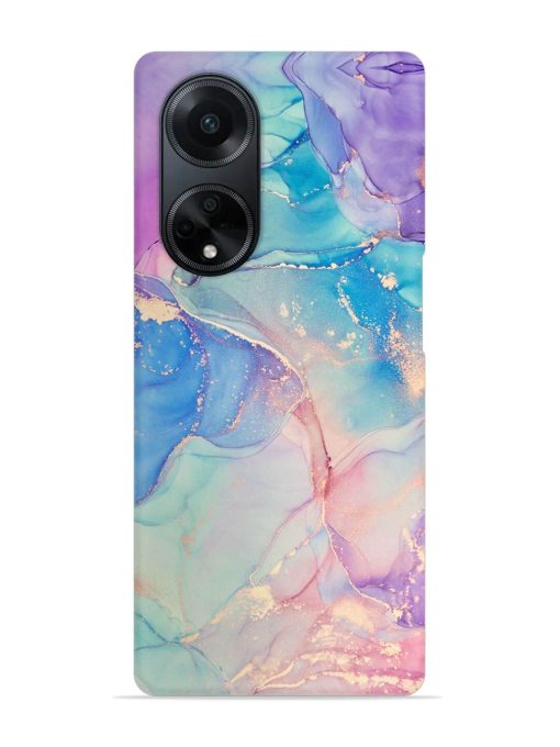 Alcohol Ink Colors Snap Case for Oppo F23 (5G) Zapvi