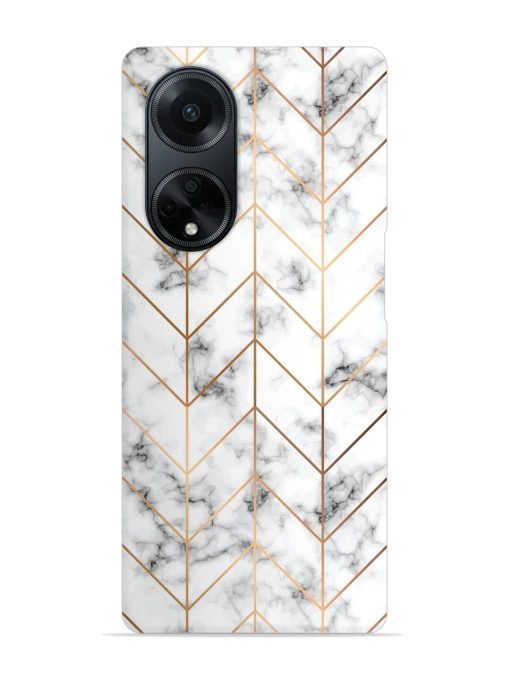 Vector Marble Texture Snap Case for Oppo F23 (5G) Zapvi