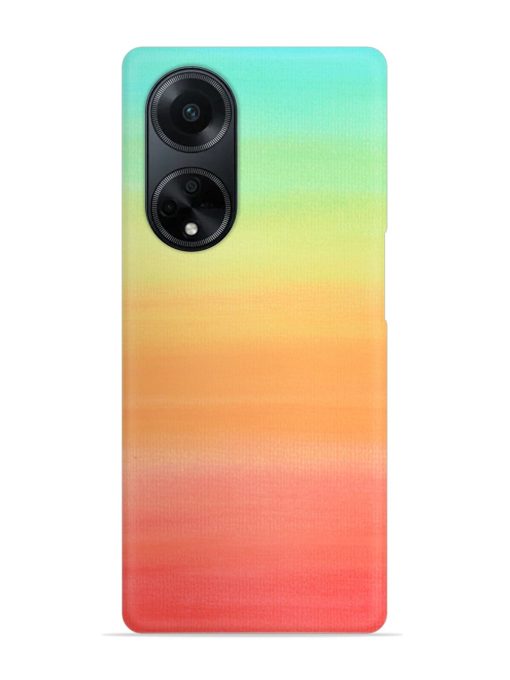 Background Sky Watercolor Snap Case for Oppo F23 (5G)