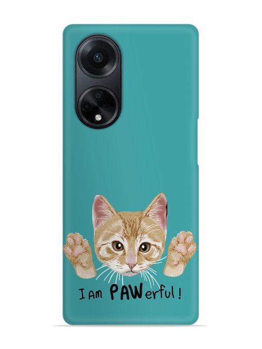 Typography Slogan Cat Snap Case for Oppo F23 (5G) Zapvi