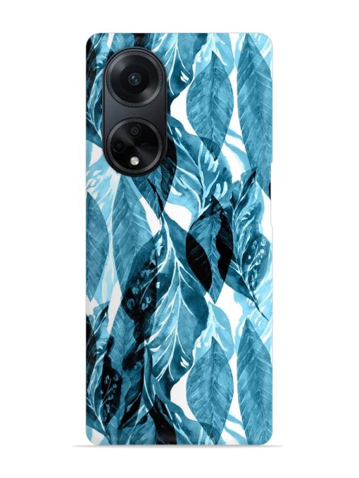 Leaves Pattern Jungle Snap Case for Oppo F23 (5G) Zapvi