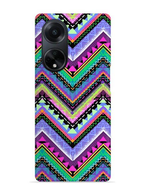 Tribal Aztec Print Snap Case for Oppo F23 (5G)