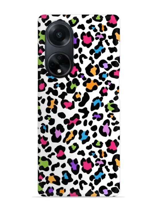 Seamless Leopard Pattern Snap Case for Oppo F23 (5G) Zapvi