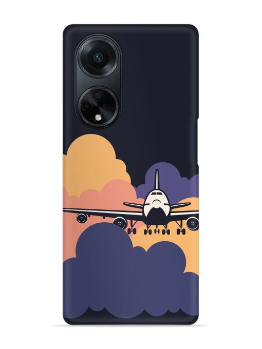 Aeroplane vector Snap Case for Oppo F23 (5G) Zapvi