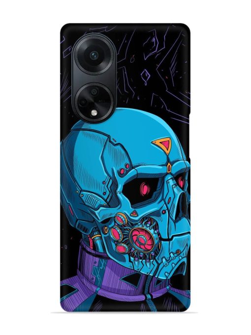 Skull Robo Vector Snap Case for Oppo F23 (5G) Zapvi