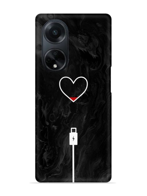 Heart Charging Vector Snap Case for Oppo F23 (5G) Zapvi