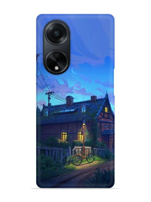 Beautiful Village House Snap Case for Oppo F23 (5G) Zapvi