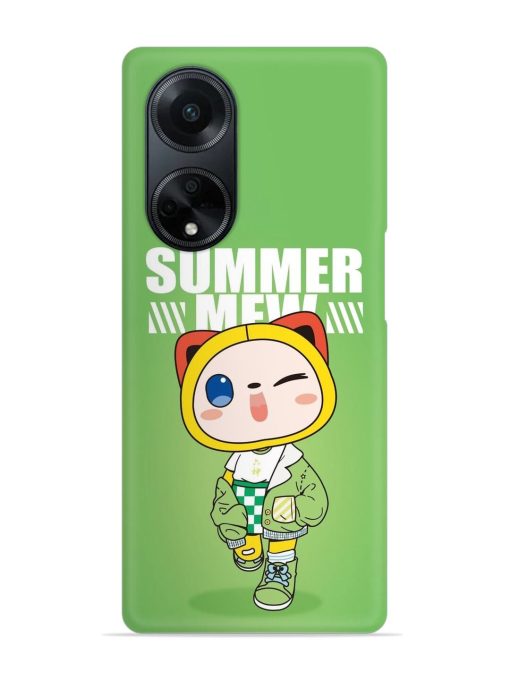 Summer Mew Snap Case for Oppo F23 (5G) Zapvi