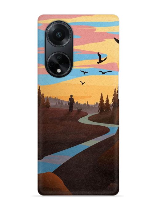 Natural Landscape Art Snap Case for Oppo F23 (5G) Zapvi