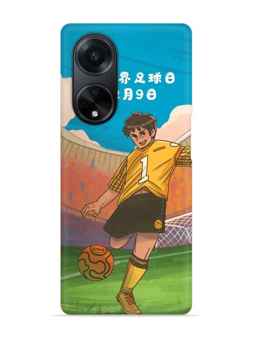 Soccer Kick Snap Case for Oppo F23 (5G) Zapvi