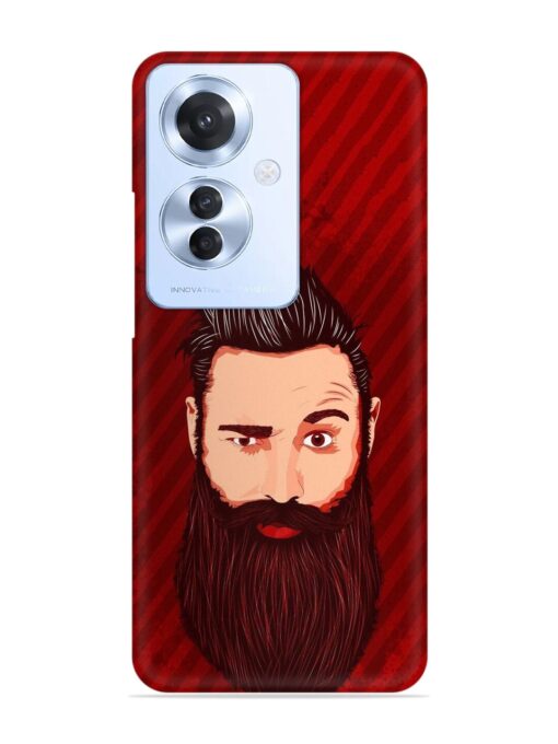 Beardo Man Snap Case for Oppo F25 Pro (5G)