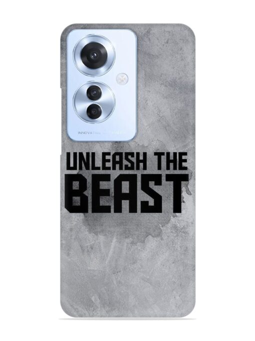 Unleash The Beast Snap Case for Oppo F25 Pro (5G) Zapvi