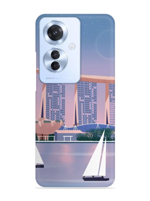 Singapore Scenery Architecture Snap Case for Oppo F25 Pro (5G)