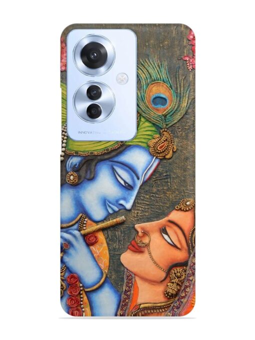 Lord Radha Krishna Flute Art Snap Case for Oppo F25 Pro (5G) Zapvi