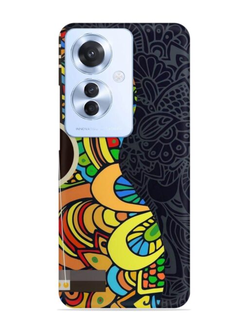 Guitar Vector Art Snap Case for Oppo F25 Pro (5G) Zapvi