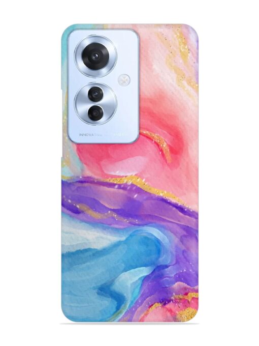 Watercolor Gradient Snap Case for Oppo F25 Pro (5G)