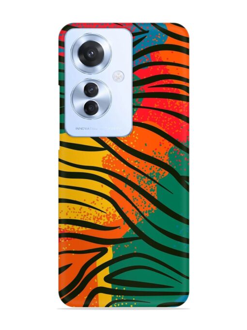 Bright Colorful Snap Case for Oppo F25 Pro (5G) Zapvi