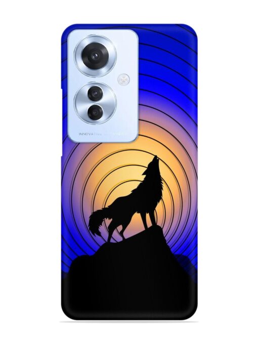 Fox Roaring Design Snap Case for Oppo F25 Pro (5G)