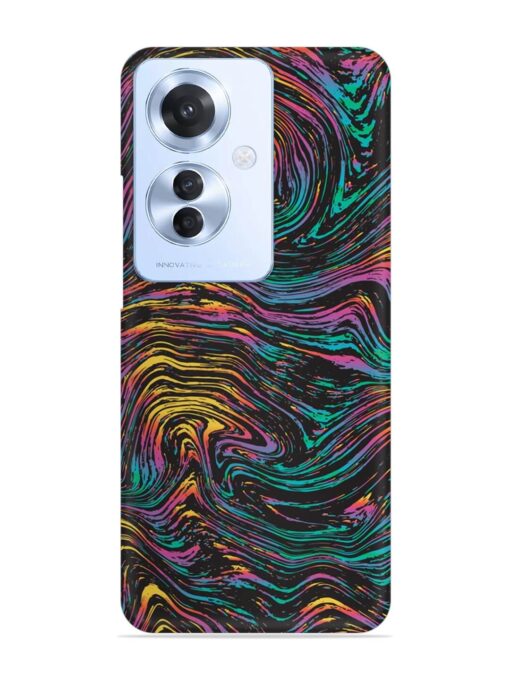 Abstract Liquid Colors Snap Case for Oppo F25 Pro (5G) Zapvi