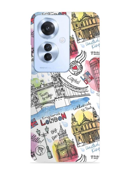 Vector London Landmark Snap Case for Oppo F25 Pro (5G)