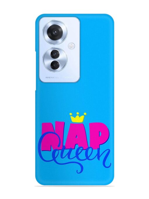 Nap Queen Quote Snap Case for Oppo F25 Pro (5G) Zapvi