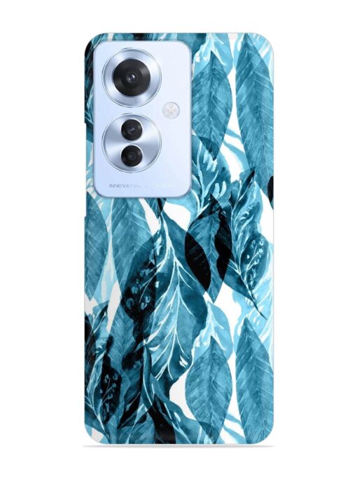 Leaves Pattern Jungle Snap Case for Oppo F25 Pro (5G)