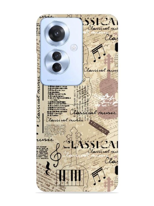 Classical Music Lpattern Snap Case for Oppo F25 Pro (5G)