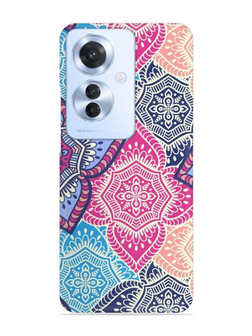 Ethnic Floral Seamless Snap Case for Oppo F25 Pro (5G)