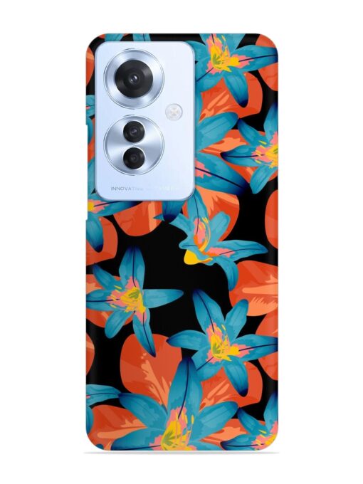 Philippine Flowers Seamless Snap Case for Oppo F25 Pro (5G) Zapvi